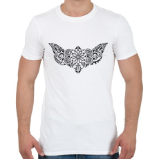PRINTFASHION Maori rája - Férfi póló - Fehér