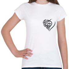 PRINTFASHION Maori szív4 - Női póló - Fehér női póló