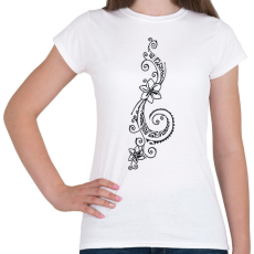 PRINTFASHION Maori virág2 - Női póló - Fehér