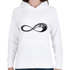 PRINTFASHION Maoriforever1 - Női kapucnis pulóver - Fehér