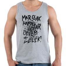 PRINTFASHION Már csak hányni jár belém a lélek! - Férfi atléta - Sport szürke atléta, trikó