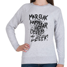 PRINTFASHION Már csak hányni jár belém a lélek! - Női pulóver - Sport szürke női pulóver, kardigán