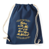 PRINTFASHION Maradj velem - Sportzsák, Tornazsák - Sötétkék