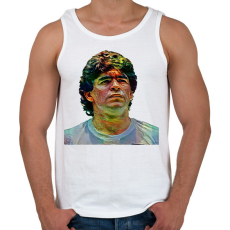 PRINTFASHION Maradona - Férfi atléta - Fehér