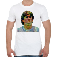 PRINTFASHION Maradona - Férfi póló - Fehér