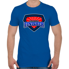 PRINTFASHION MARATHON FINISHER - Férfi póló - Királykék