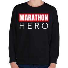 PRINTFASHION MARATHON HERO - Gyerek pulóver - Fekete gyerek pulóver, kardigán