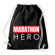 PRINTFASHION MARATHON HERO - Sportzsák, Tornazsák - Fekete tornazsák