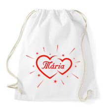 PRINTFASHION Mária - Sportzsák, Tornazsák - Fehér tornazsák