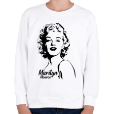 PRINTFASHION Marilyn Monroe - Gyerek pulóver - Fehér gyerek pulóver, kardigán