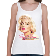 PRINTFASHION marilyn-monroe - Női atléta - Fehér női trikó