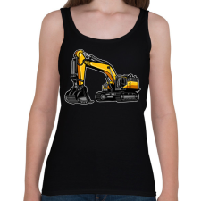 PRINTFASHION Markológép - Női atléta - Fekete női trikó