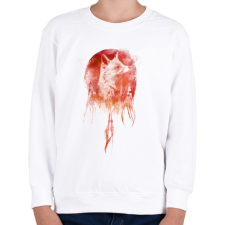 PRINTFASHION Mars - Gyerek pulóver - Fehér gyerek pulóver, kardigán