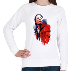 PRINTFASHION Marty - Női pulóver - Fehér