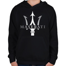 PRINTFASHION Maserati - Gyerek kapucnis pulóver - Fekete