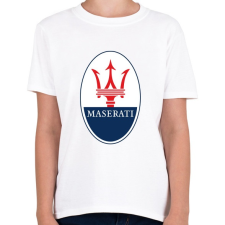 PRINTFASHION Maserati - Gyerek póló - Fehér gyerek póló