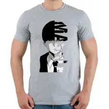 PRINTFASHION MASHLE - Férfi póló - Sport szürke férfi póló