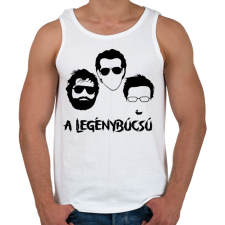 PRINTFASHION Másnaposok legénybúcsú - Férfi atléta - Fehér atléta, trikó