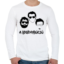 PRINTFASHION Másnaposok legénybúcsú - Férfi hosszú ujjú póló - Fehér férfi póló