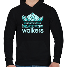 PRINTFASHION Mások - Walkers - Férfi kapucnis pulóver - Fekete