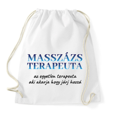 PRINTFASHION Masszázs teraputa - Sportzsák, Tornazsák - Fehér tornazsák