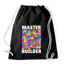 PRINTFASHION Master Builder - Sportzsák, Tornazsák - Fekete tornazsák