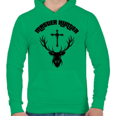 PRINTFASHION MASTER HUNTER - Férfi kapucnis pulóver - Zöld