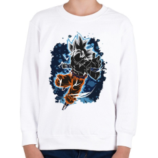 PRINTFASHION Mastered Goku - Gyerek pulóver - Fehér
