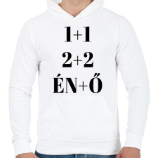 PRINTFASHION Matek páros minta - Férfi kapucnis pulóver - Fehér női pulóver, kardigán