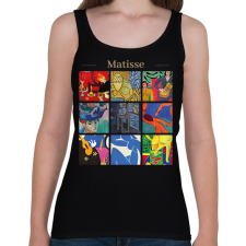 PRINTFASHION Matisse - részletek - Női atléta - Fekete női trikó