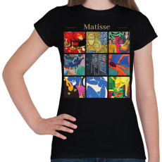PRINTFASHION Matisse - részletek - Női póló - Fekete