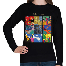 PRINTFASHION Matisse - részletek - Női pulóver - Fekete