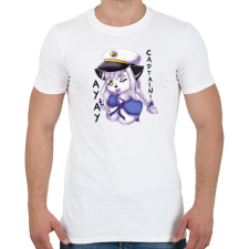 PRINTFASHION Matróz blúzban - Férfi póló - Fehér férfi póló