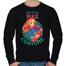 PRINTFASHION Max costume - Férfi pulóver - Fekete férfi pulóver, kardigán