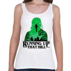 PRINTFASHION Max - Running up that hill - Női atléta - Fehér