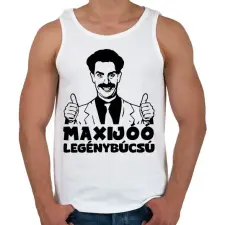 PRINTFASHION Maxijó legénybúcsú - Férfi atléta - Fehér atléta, trikó