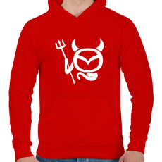 PRINTFASHION Mazda Devil - Férfi kapucnis pulóver - Piros