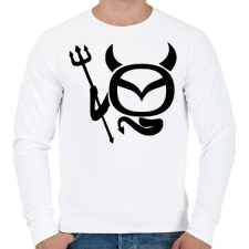 PRINTFASHION Mazda Devil - Férfi pulóver - Fehér férfi pulóver, kardigán
