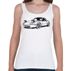 PRINTFASHION Mazda mx-5 /1 - Női atléta - Fehér