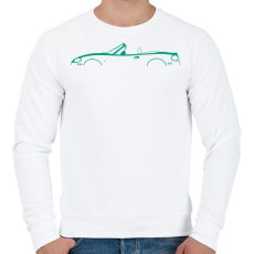 PRINTFASHION Mazda NB  - Férfi pulóver - Fehér