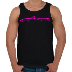 PRINTFASHION MazdaMBpink - Férfi atléta - Fekete