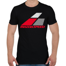 PRINTFASHION MazdaSpeed - Férfi póló - Fekete férfi póló