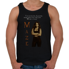 PRINTFASHION maze - Férfi atléta - Fekete atléta, trikó