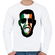 PRINTFASHION McGregor - Férfi pulóver - Fehér férfi pulóver, kardigán