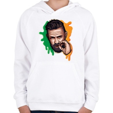 PRINTFASHION McGregor - Gyerek kapucnis pulóver - Fehér gyerek pulóver, kardigán