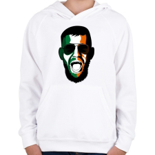 PRINTFASHION McGregor - Gyerek kapucnis pulóver - Fehér gyerek pulóver, kardigán