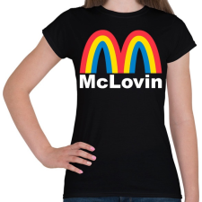 PRINTFASHION McLovin - Női póló - Fekete női póló
