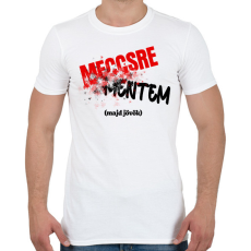 PRINTFASHION Meccsre mentem majd jövök - Férfi póló - Fehér