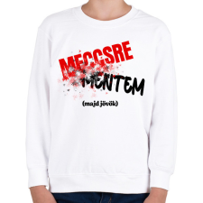 PRINTFASHION Meccsre mentem majd jövök - Gyerek pulóver - Fehér gyerek pulóver, kardigán