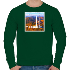 PRINTFASHION mecsek1v1v2vbpngv1 - Férfi pulóver - Sötétzöld férfi pulóver, kardigán
